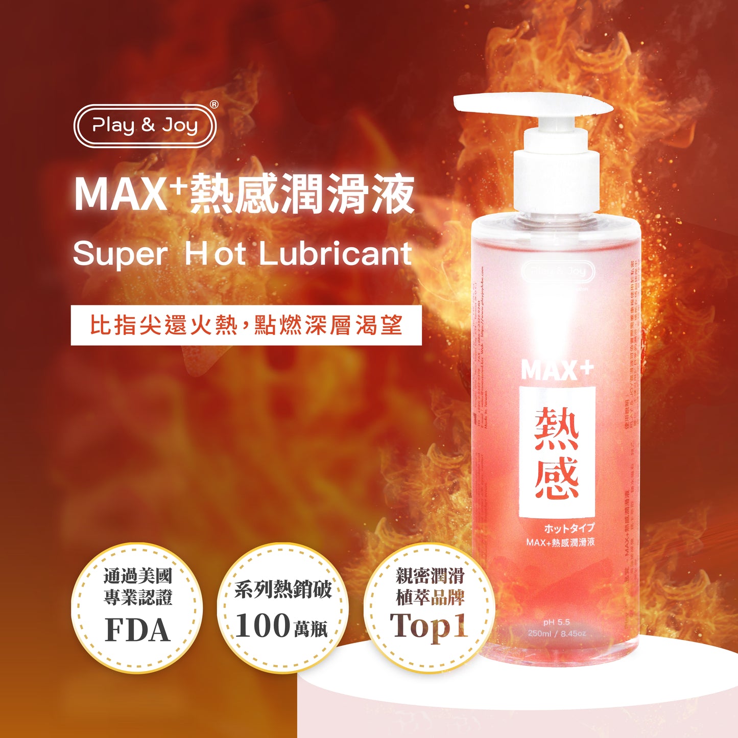 超熱感按摩二合一潤滑液